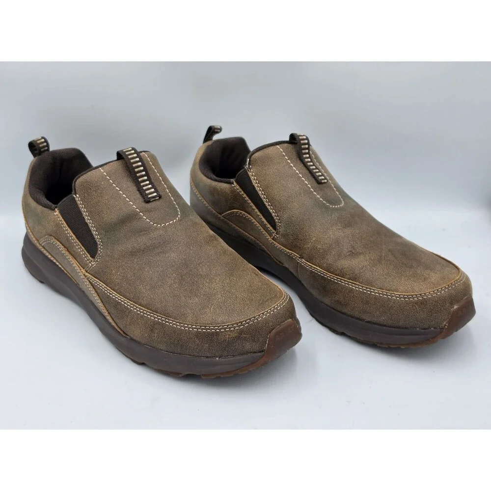 Ariat Men's Spitfire Leather Slip On Shoes Brushed Brown Leather Boot Size 12 EE